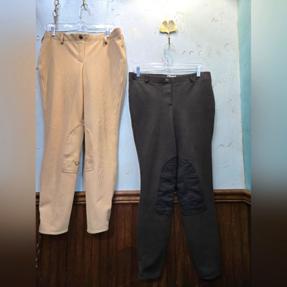 2 Pair! TuffRider Equestrian Breeches Like New Size 32